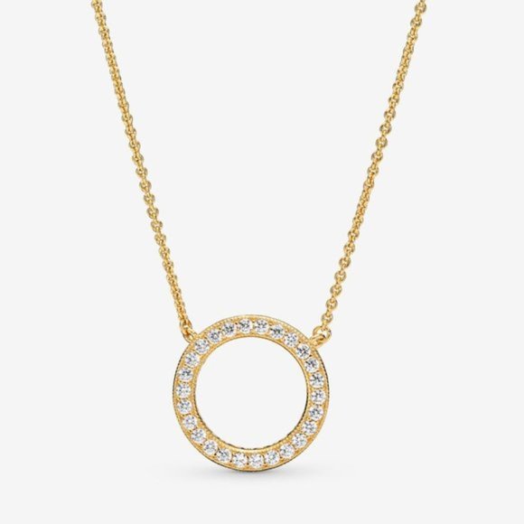 🛒Pandora Circle of Sparkle Necklace - Picture 1 of 3